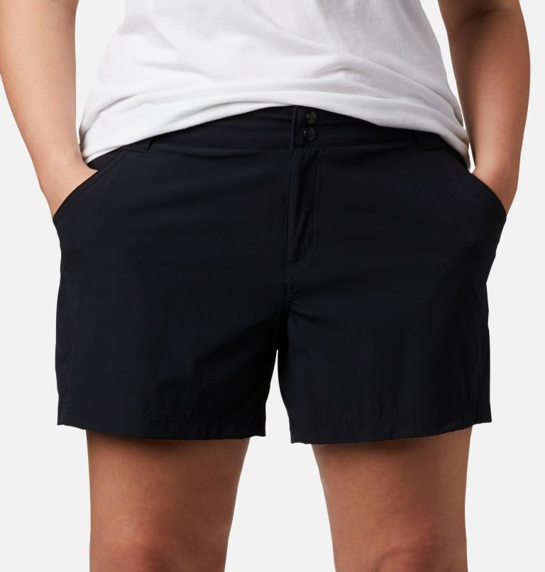 Women's Columbia PFG Coral Point III Shorts Black | Plus Size CA-D810L